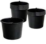 BigDean 10x Baueimer 20 Liter Eimer Literskala Metallhenkel Zementeimer...