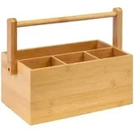 Westmark K&uuml;chen-Organizer/Tischbutler, 4 F&auml;cher, mit Tragegriff, Ma&szlig;e: 28 x...