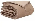 vidaXL Sommerdecke Gold 200 x 135 cm Satin und Mikrofaser