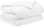 vidaXL Sommerdecke Wei&szlig; 200 x 200 cm Bambusfaser