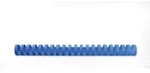 GBC Polyvinylchlorid Plastikbinder&uuml;cken Blau 19.0 mm 165 Blatt DIN A4 100 St&uuml;ck