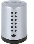 Faber-Castell Grip 2001 Mini Anspitzer 1 L&ouml;cher Kunststoff Silber 183700
