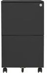 vidaXL Aktenschrank mit Rollen Anthrazit 39x45x67 cm Stahl