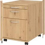 b&uuml;m&ouml; Rollcontainer mit H&auml;ngeregistratur, Container abschlie&szlig;bar aus Holz in