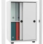 VCM B&uuml;roschrank Ulas Wei&szlig;