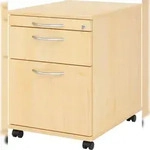 b&uuml;m&ouml; Rollcontainer mit H&auml;ngeregistratur, Container abschlie&szlig;bar aus Holz in...
