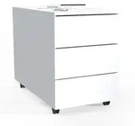 VCM Rollcontainer Dalosa Wei&szlig; H. 55 x B. 39 x T. 70 cm