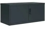 vidaXL Aktenschrank Anthrazit 90x40x40 cm Stahl