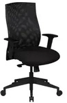 FineBuy B&uuml;rostuhl 113 x 65 x 65 cm Schwarz