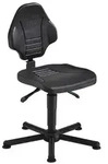 meychair Arbeitsdrehstuhl W13-25-TG-PU schwarz, bis zu 250kg belastbar