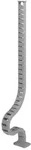 Dataflex Addit Kabelf&uuml;hrung/Kabelwurm f&uuml;r Steh-Sitz Tisch 130 cm, grau...