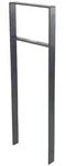 Baumarktplus Fahrradanlehnb&uuml;gel 116,5 x 39 cm Flachstahl 13 mm Anthrazit