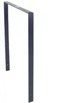 Baumarktplus Fahrradanlehnb&uuml;gel 115x76 cm Flachstahl pulverbeschichtet zum