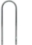Baumarktplus Fahrradanlehnb&uuml;gel 115 x 41 cm Edelstahl &Oslash; 49 mm Einbetonieren