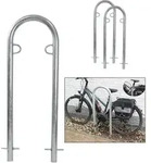 Baumarktplus 2 x Fahrradanlehnb&uuml;gel 111,5 x 40 cm Stahl feuerverzinkt &Oslash; 49 mm