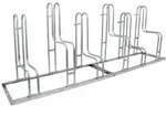Baumarktplus Fahrradst&auml;nder f&uuml;r 6 Fahrr&auml;der h&ouml;henversetzt 210 x 75,5 cm Stahl