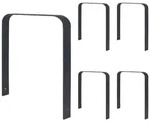 5 x Fahrradanlehnb&uuml;gel 115 x 76 cm Flachstahl 12 mm pulverbeschichtet...