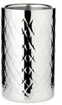 EDZARD Flaschenk&uuml;hler Nebraska (H&ouml;he 20 cm, &Oslash; 12 cm), gemustert, Edelstahl