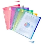 Tarifold Djois Color Collection Dokumentenmappen DIN A4 Farbig sortiert Polypropylen