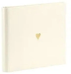 R&ouml;ssler Papier 18777150006 G&auml;stebuch u. Fotobuch Pure Love - 60 Seiten, 220 x...