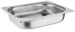 Vogue Gn-Beh&auml;lter Edelstahl 6,5Cm Gn1/2