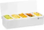 Royal Catering Zutatenbeh&auml;lter - Edelstahl/PP - 5 x 450 ml