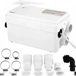 WC Hebeanlage, F&auml;kalienpumpe Dusche Waschbecken ohne Zerkleinerer 250W