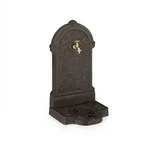 Relaxdays Standbrunnen, Antik-Stil, HBT: 73x39x32 cm, Nostalgie, Garten, Terrasse,