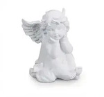 Relaxdays Grabengel 2er Set, wetterfest, frostsicher, HxBxT: 10 x 7 x 9 cm,
