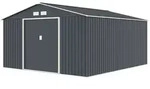 HATTORO S400 Metall Ger&auml;tehaus 341x386x201 cm (BxTxH) Ger&auml;teschuppen Garten