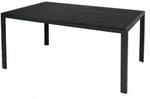 INDA-Exclusiv Gro&szlig;er Non-Wood Gartentisch 180x90cm aus Aluminium anthrazit /...
