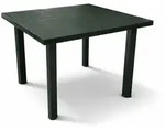 Mojawo Gartentisch Terrassentisch Outdoor Tisch Fiocco Gr&uuml;n L80xB75xH72cm