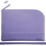 Rhodiarama Etui aus Kunstleder mit Rei&szlig;verschluss, 16x22 cm - Schwertlilie...