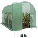Outsunny-Foliengew&auml;chshaus-200L x 300B x 200H cm-Gr&uuml;n