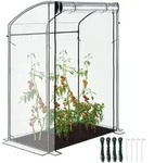 Outsunny-Gew&auml;chshaus-128L x 70B x 170H cm-Transparent