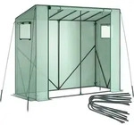 TecTake GmbH tectake Foliengew&auml;chshaus Anton, wetterfest pulverbeschichtet,