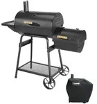TAINO KAMAYO Set Smoker R&auml;ucherofen Standgrill Holzkohle-Grill Klein BBQ
