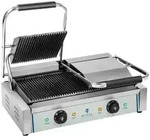 Royal Catering Kontaktgrill - 2 x 1.800 Watt - geriffelt - 2.0