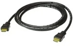 ATEN 2L-7D01H High Speed True 4K HDMI Kabel mit Ethernet, schwarz, 1 m