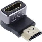 InLine&reg; HDMI Adapter, HDMI A Stecker / Buchse, 90&deg; unten, 8K UHD