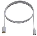 BACHMANN Kaltger&auml;teverl&auml;ngerung H05VV-F 3G1,0mm2, C14 / C13, grau, 0,75 m
