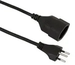 VALUE Verl&auml;ngerungskabel T12/T13, schwarz, 3 m