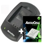 AccuCell Ladeger&auml;t und Akku passend f&uuml;r Sony NP-BK1 kein Origina