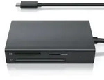 CSL USB-Adapter, Kartenleseger&auml;t inkl. USB Kabel 3 in 1 Kartenleser mit USB 3.2