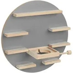 TecTake GmbH tectake Wandregal, MYLITTLESTORY MOON, f&uuml;r 28 Figuren, magnetisch,