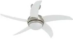 Deckenventilator mit Licht und Fernbedienung &ndash; 110 cm wei&szlig;