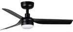 Faro DC Deckenventilator Mini Punt Schwarz mit LED 90