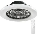 TecTake GmbH tectake Deckenventilator 1, STORM, 50 cm, LED dimmbar, leise,