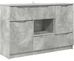 vidaXL Sideboard Beton Grau 100 x 30 x 65,6 Holzwerkstoff
