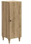 vidaXL Sideboard Artisan-Eiche 33 x 34,5 x 90 cm Holzwerkstoff